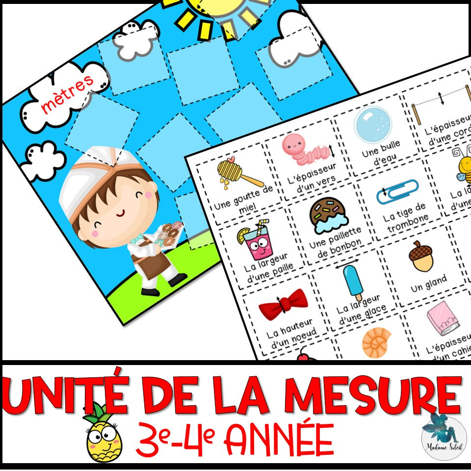 La mesure Atelier de mathématique