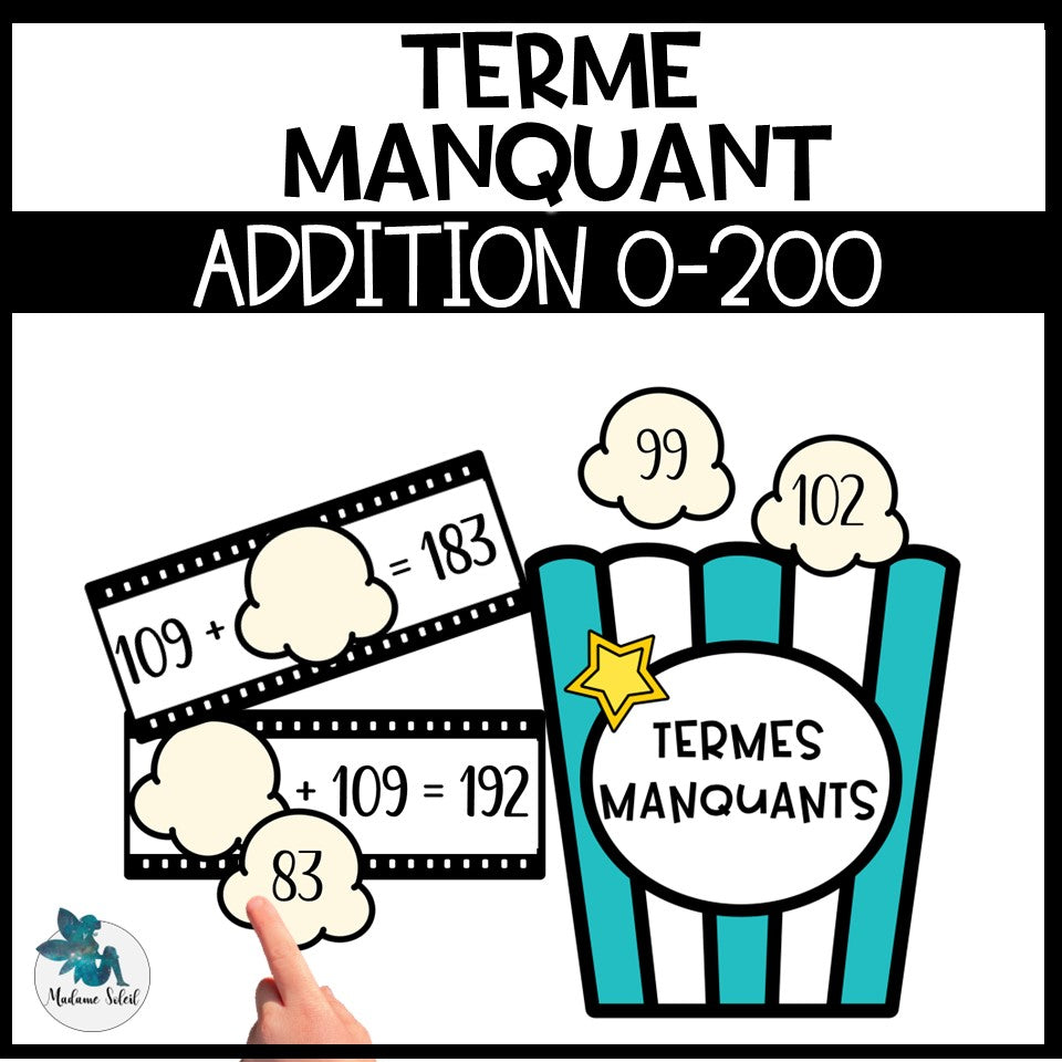 Terme manquant au cinéma – Addition 0 à 200