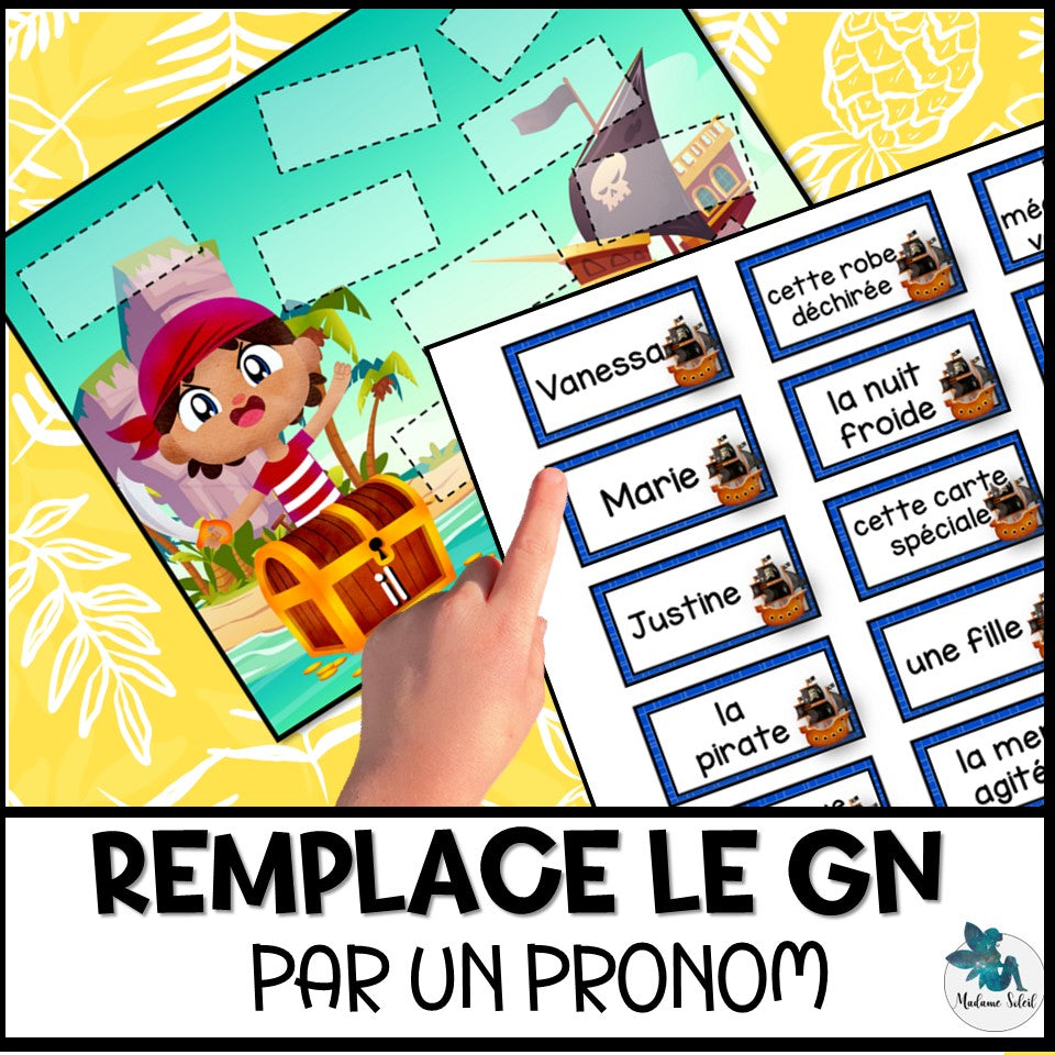 Remplace le GN par un pronom La pronominalisation