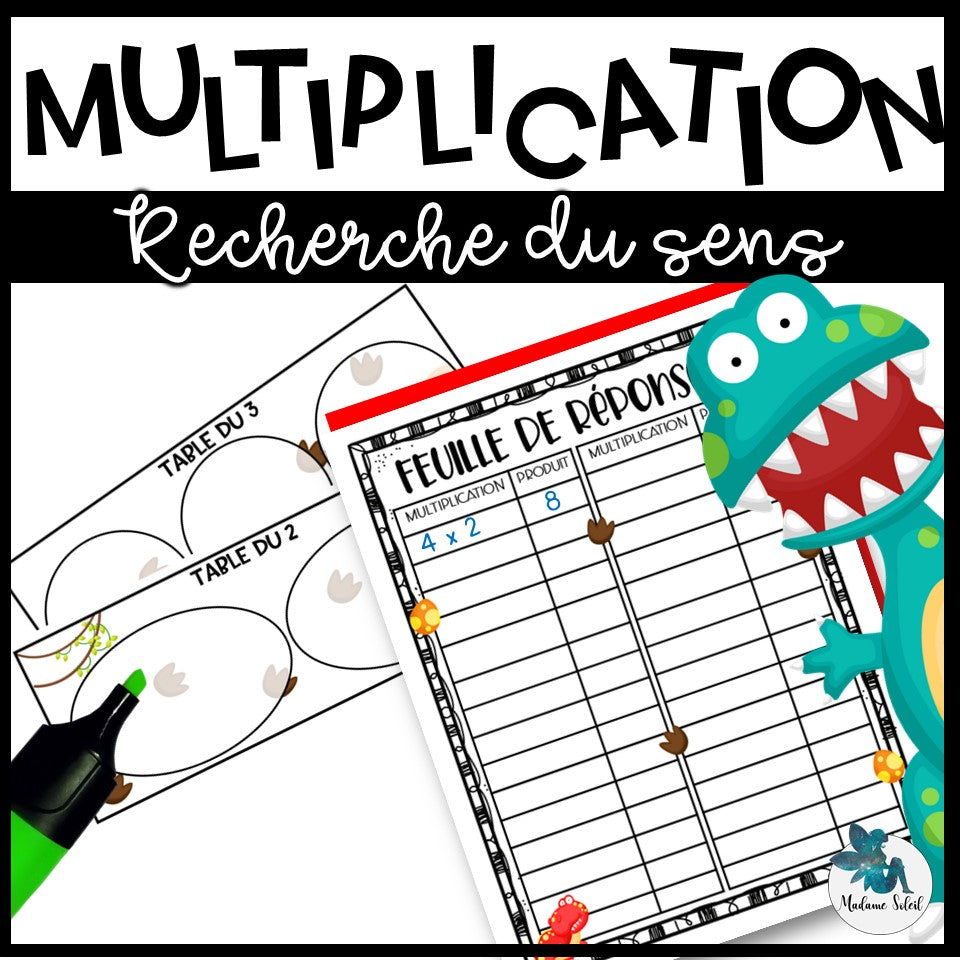 Sens de la multiplication chez les dinosaures