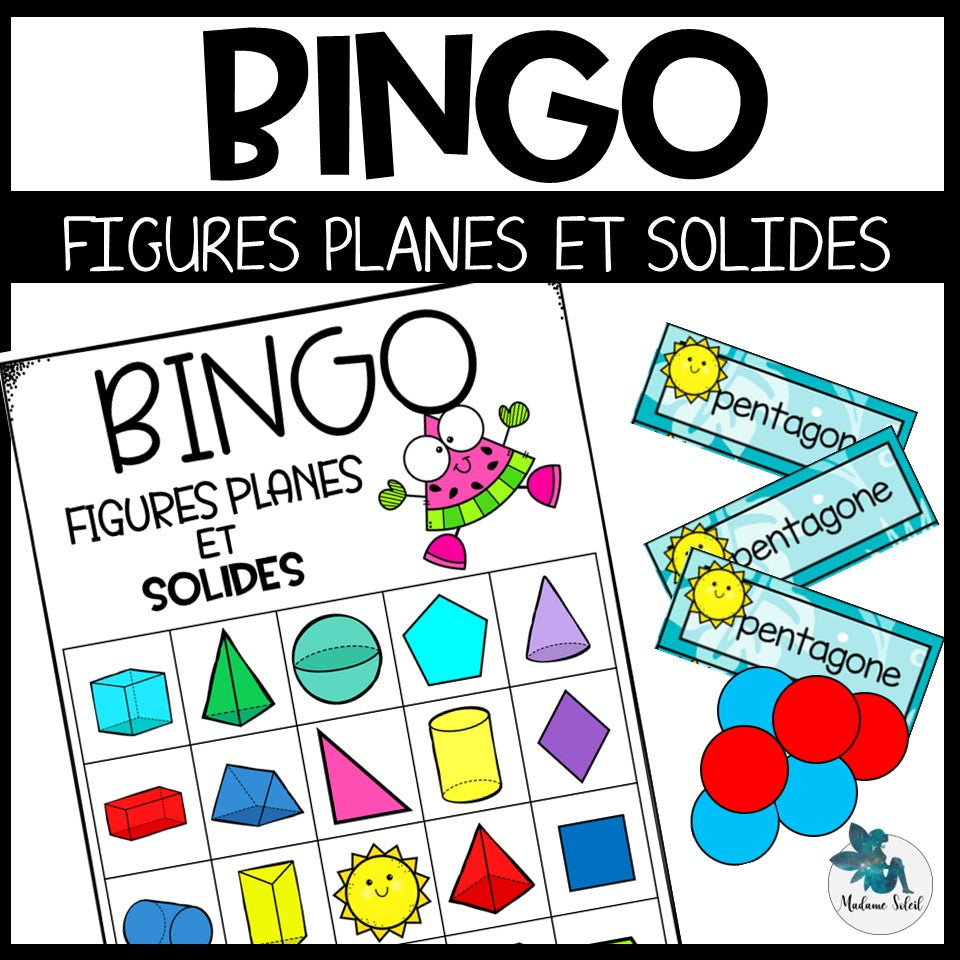 Bingo des figures planes et des solides