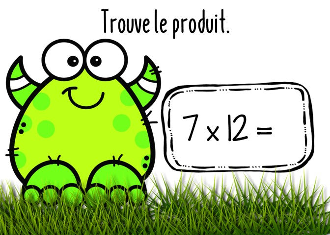 Bundle des tables de multiplication Boom cards