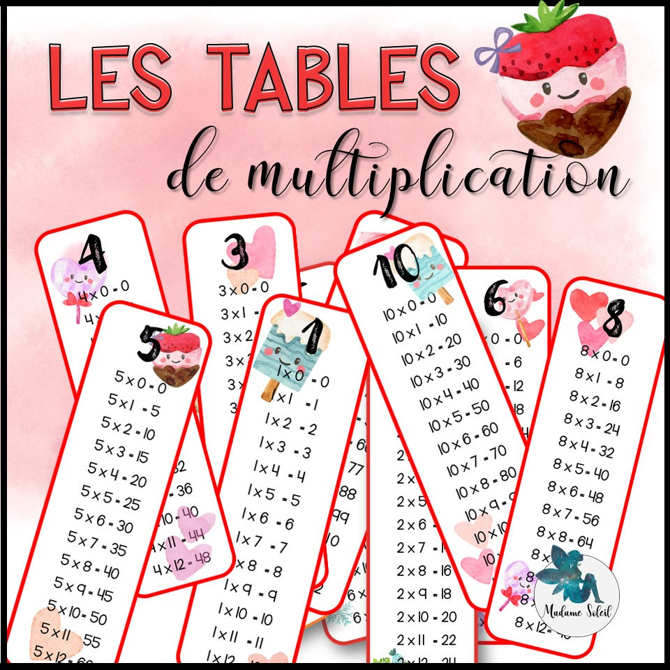 Table de multiplication de St-Valentin