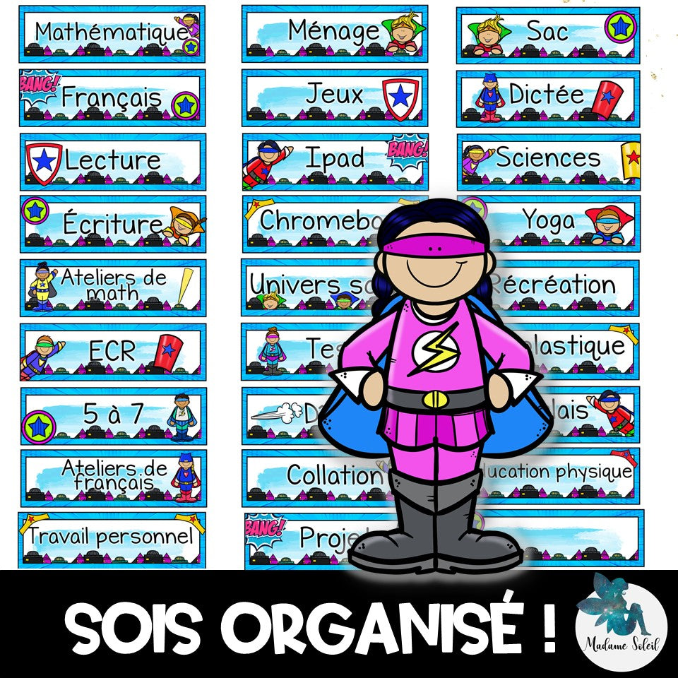 Menu du jour - Super-héros