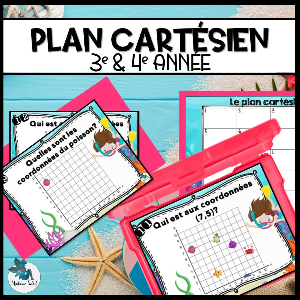 Le plan cartésien en 3e et 4e année