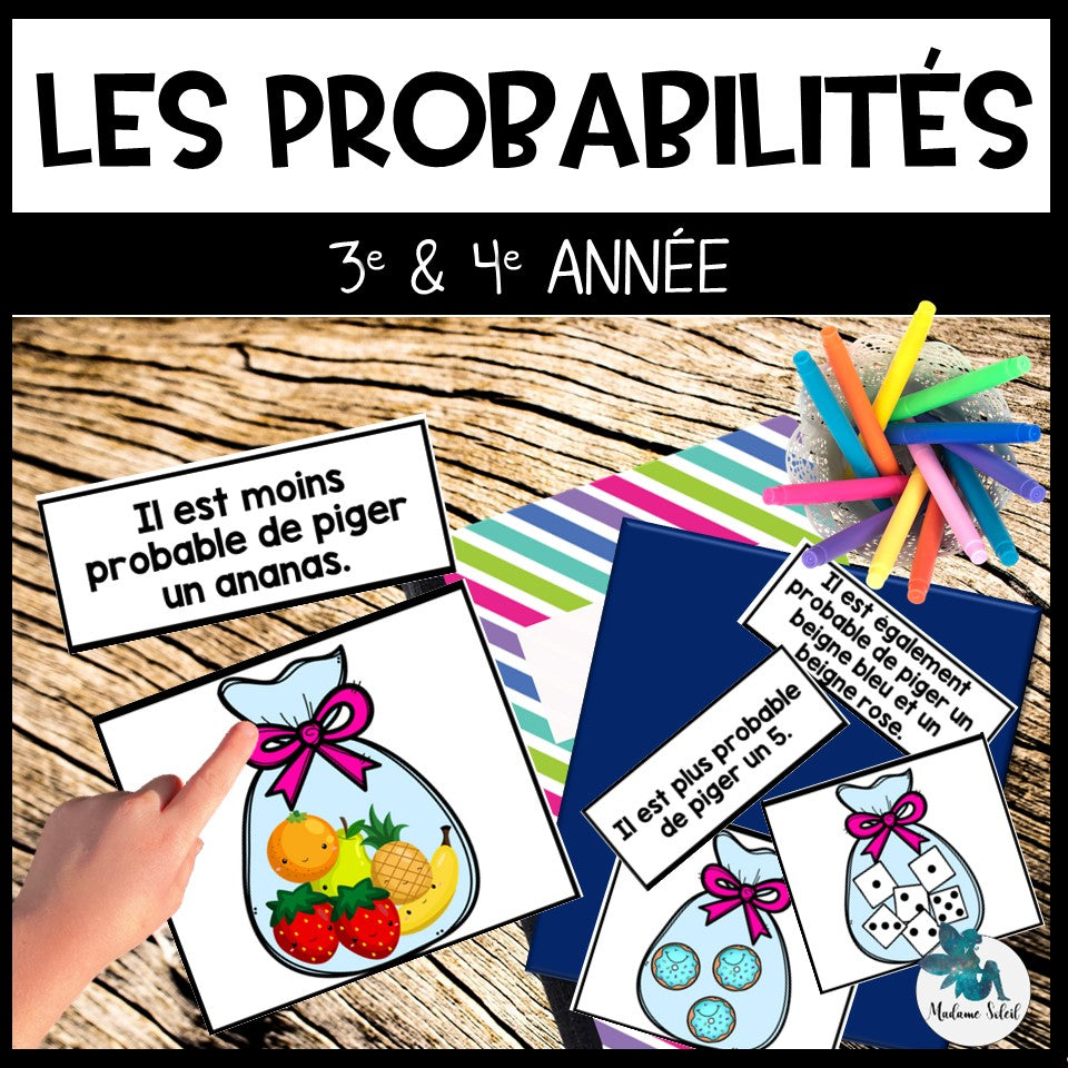 Les probabilités en 3e et 4e année