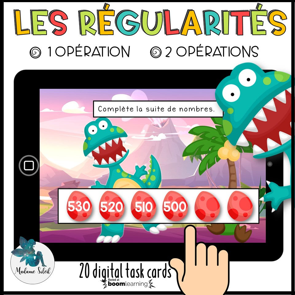 Régularité numérique - Boom Cards