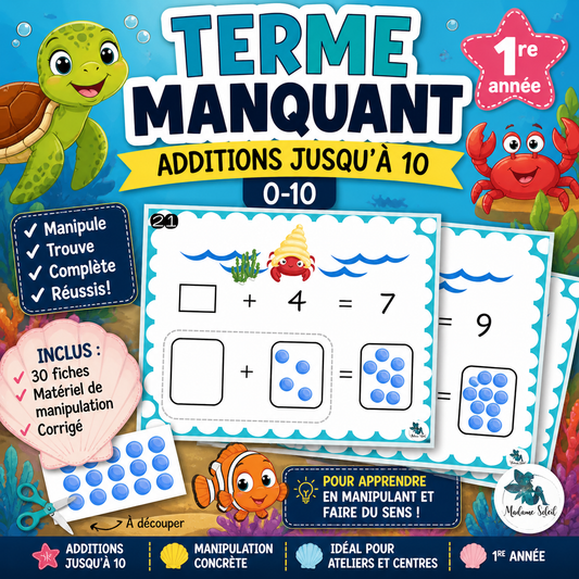 Terme manquant 0-10 de la mer
