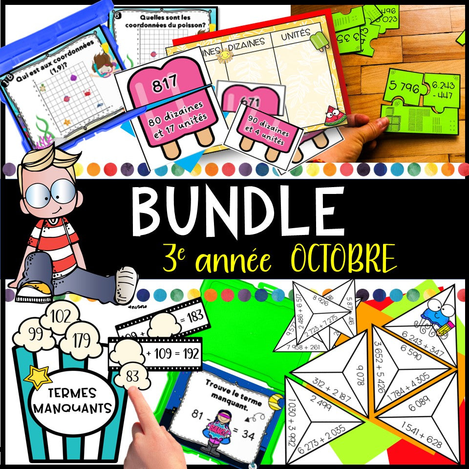 Atelier octobre 3e année