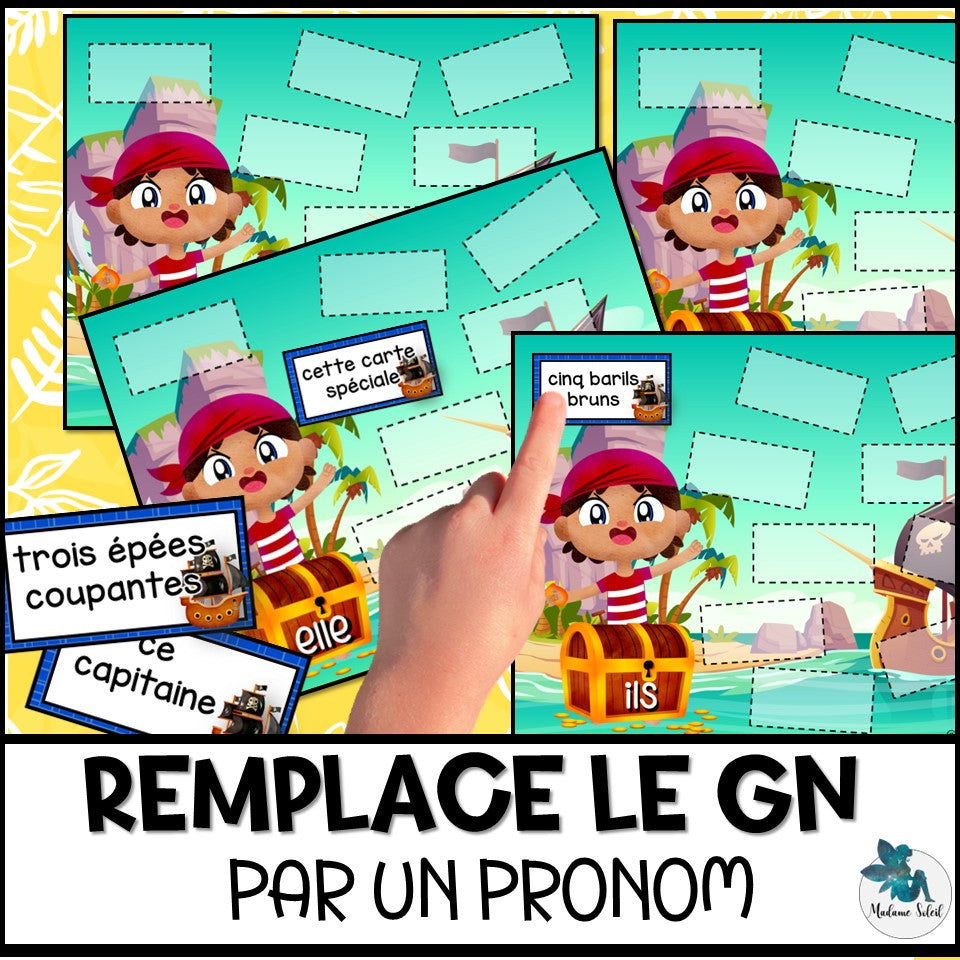 Remplace le GN par un pronom La pronominalisation