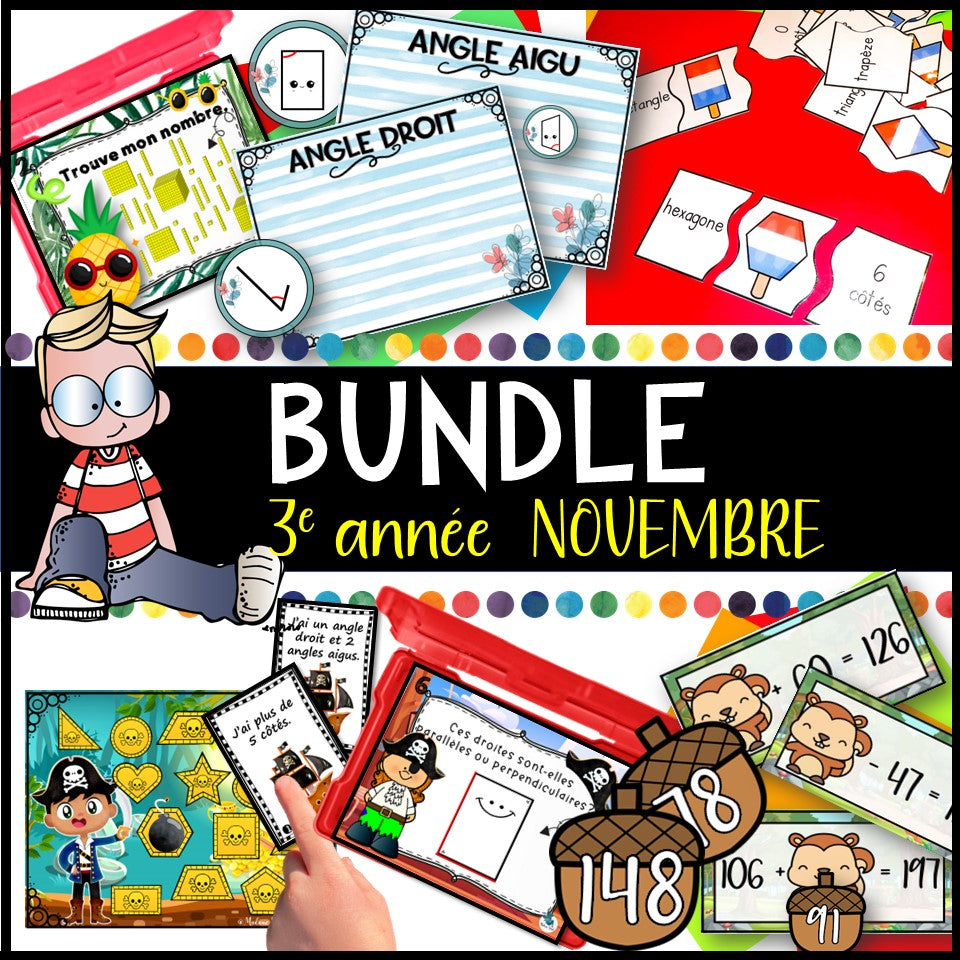 Atelier novembre 3e année