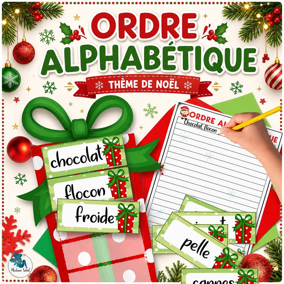 Ordre alphabétique de Noël