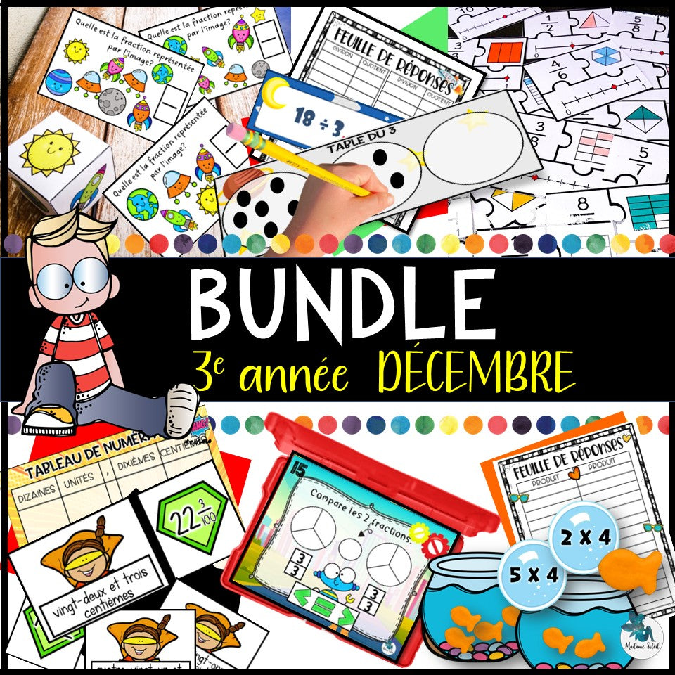 Atelier de décembre 3e année