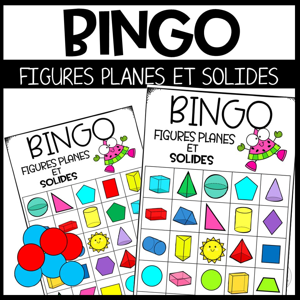 Bingo des figures planes et des solides