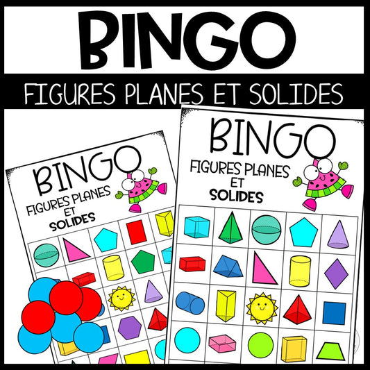 Bingo des figures planes et des solides