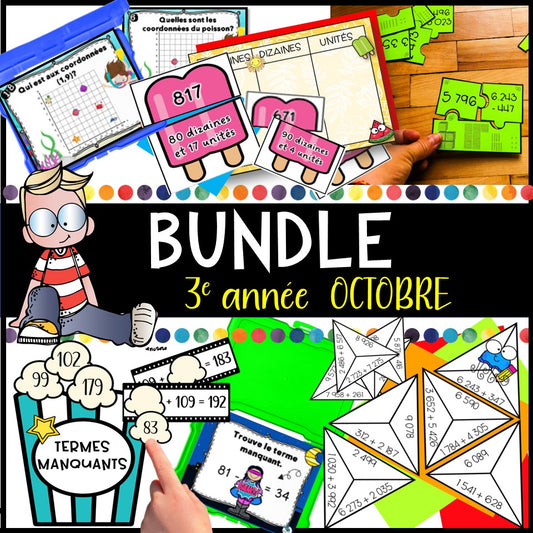 Atelier octobre – Math 3e année