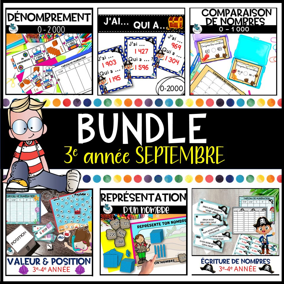 Bundle géant 3e année LES ATELIERS