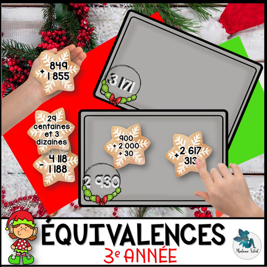 Équivalences 0-4000 de Noël