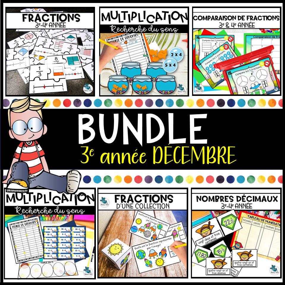 Bundle géant 3e année LES ATELIERS