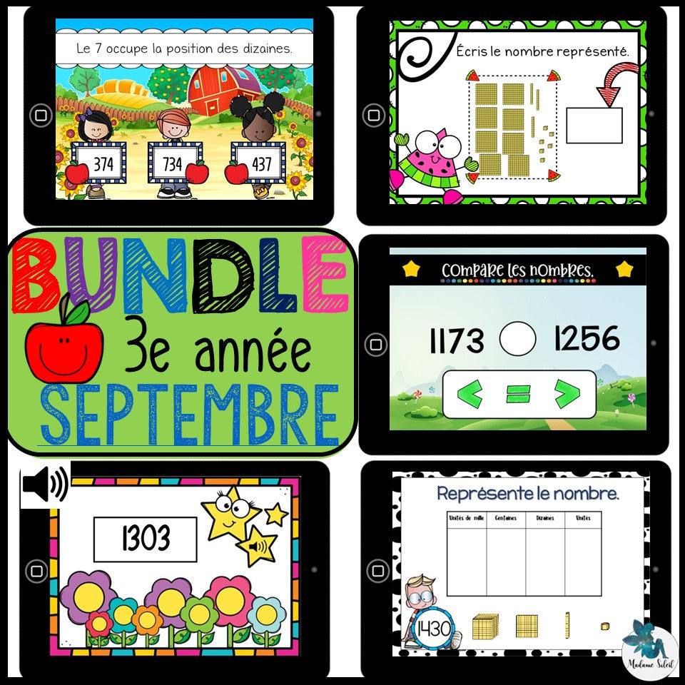 Bundle géant 3e année BOOM CARDS