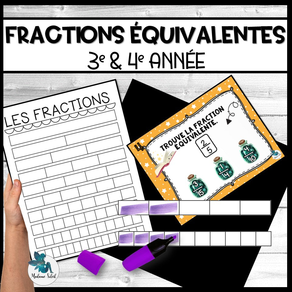 Les fractions équivalentes