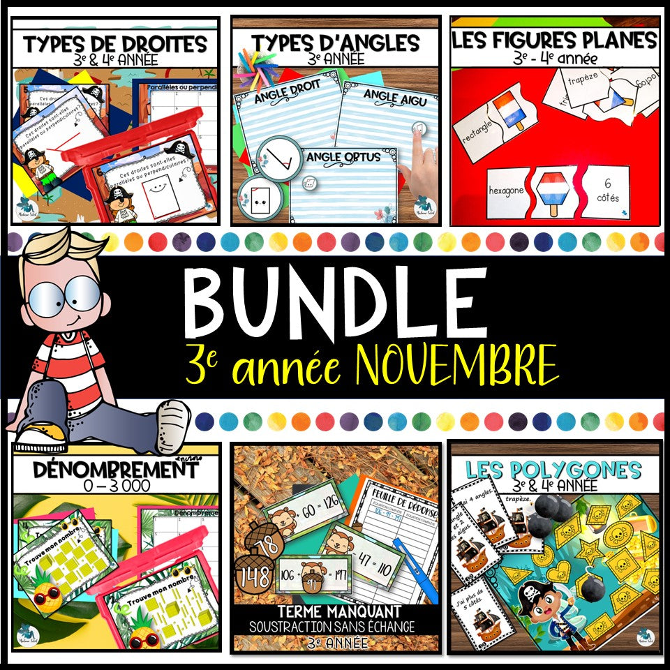 Bundle géant 3e année LES ATELIERS
