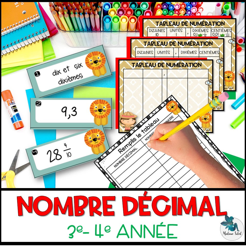 Les nombres décimaux - La conversion