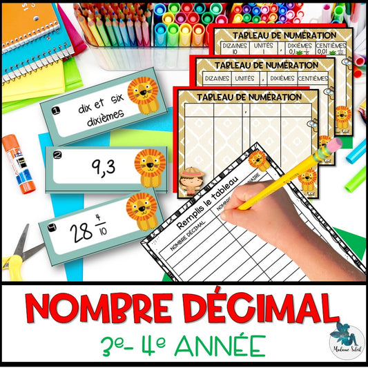 Les nombres décimaux - La conversion