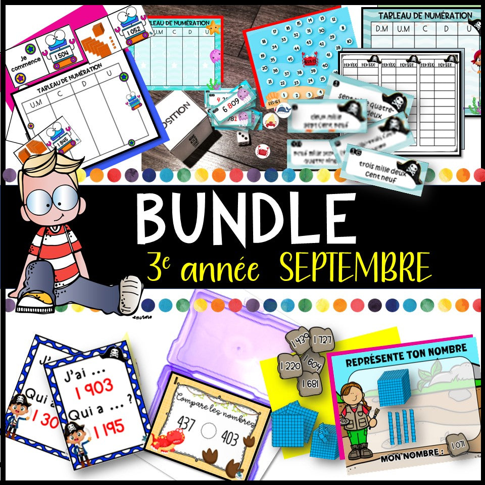 Atelier de septembre 3e année