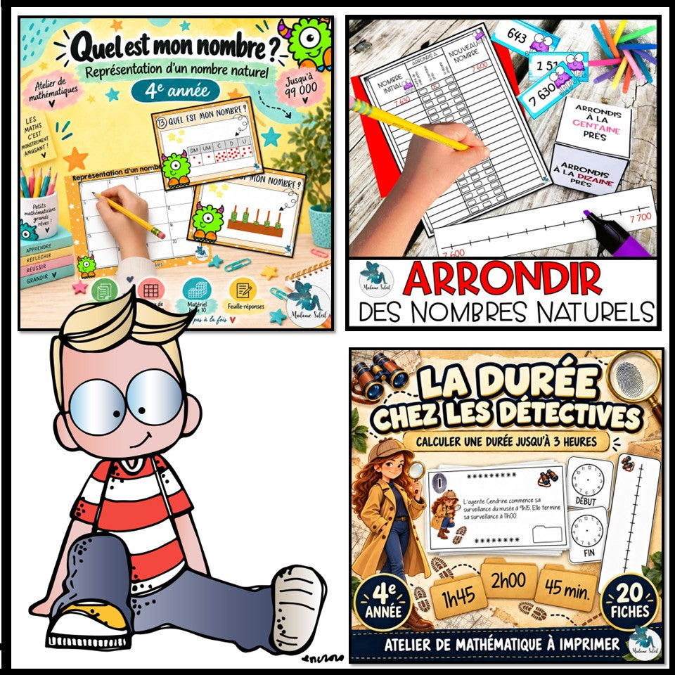 Bundle Atelier de 4e année octobre