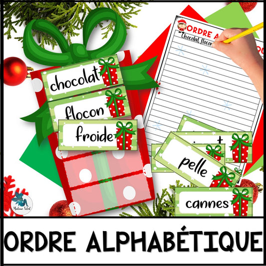 Ordre alphabétique de Noël