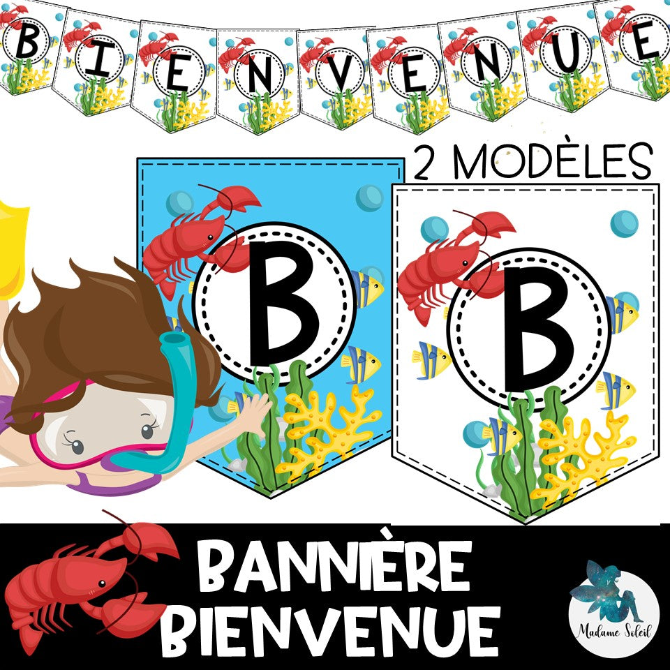 Bannière de la rentrée - BIENVENUE Océan