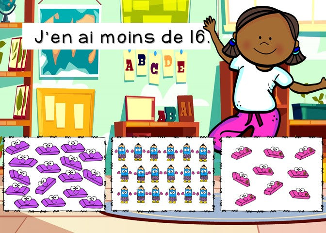 La quantité : Les nombres de 0 à 20 BOOM CARDS