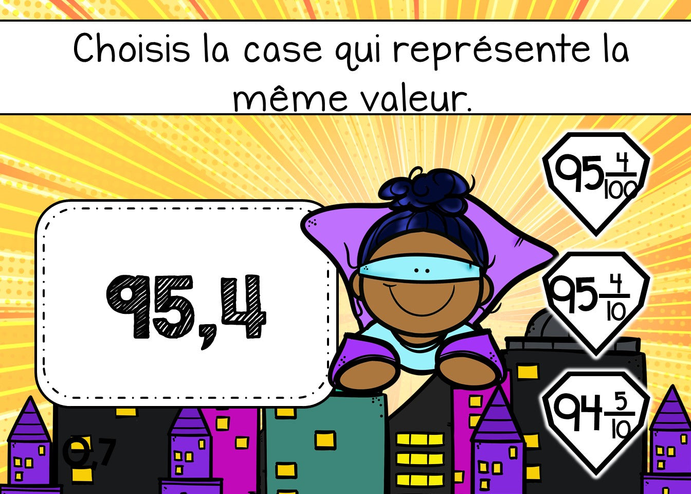 Les nombres décimaux - Boom Cards