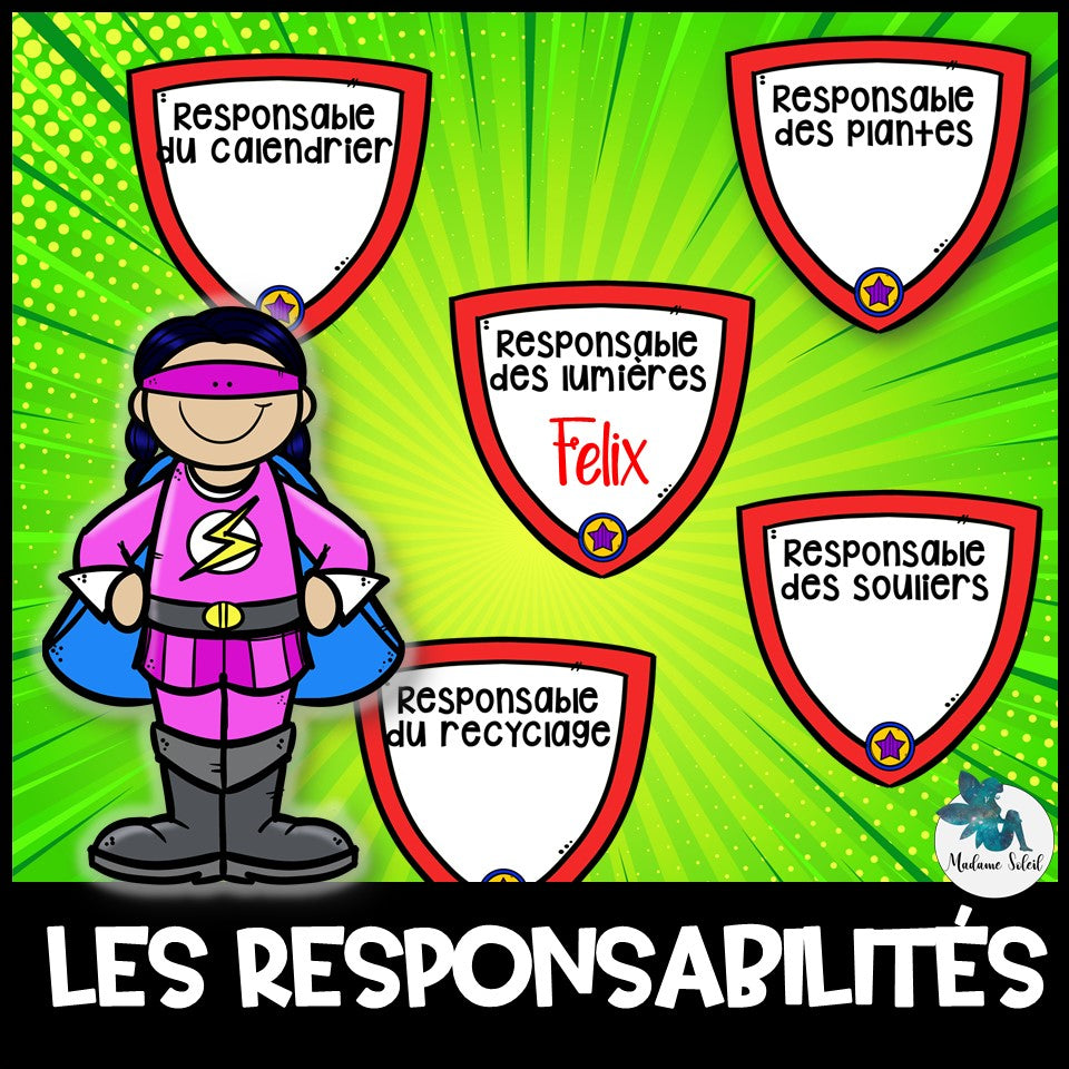 Responsabilités de classes - Super-héros