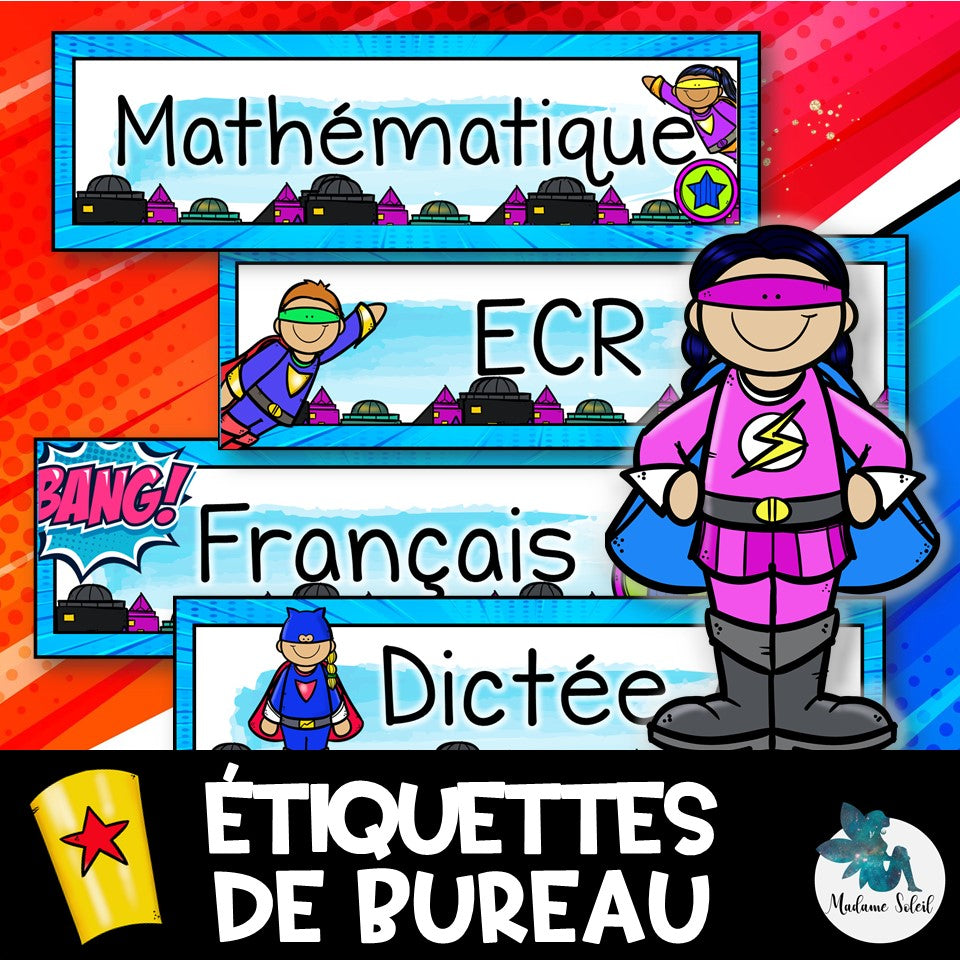 Menu du jour -  Super-héros