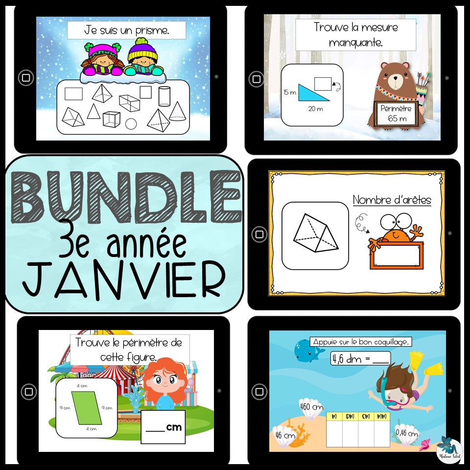 Bundle géant 3e année BOOM CARDS