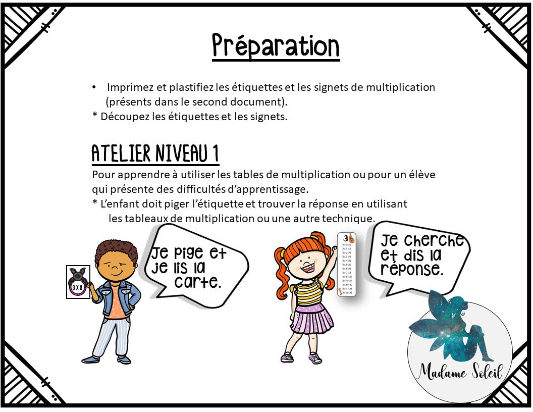 Atelier de multiplication de l'Halloween