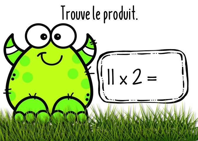Bundle des tables de multiplication Boom cards