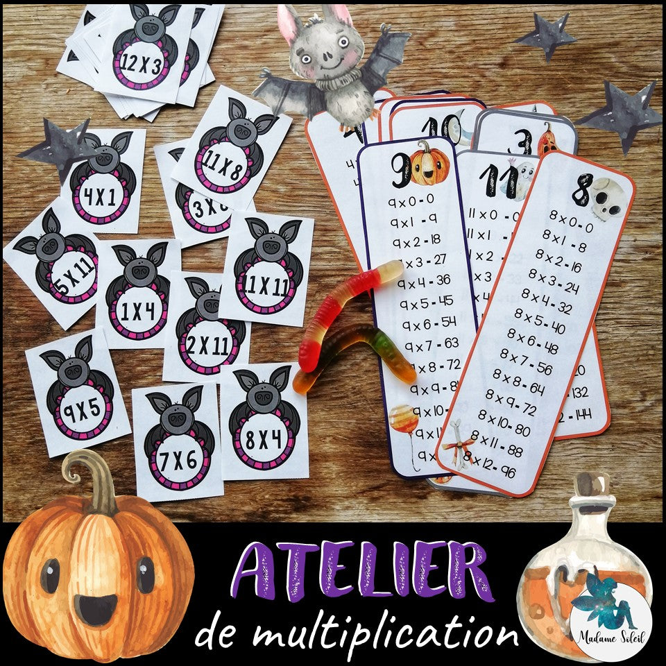 Atelier de multiplication de l'Halloween