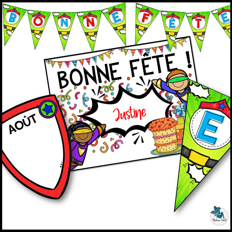 Affichage de classe Super-héros