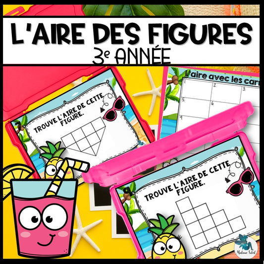 L'aire avec des carré-unités