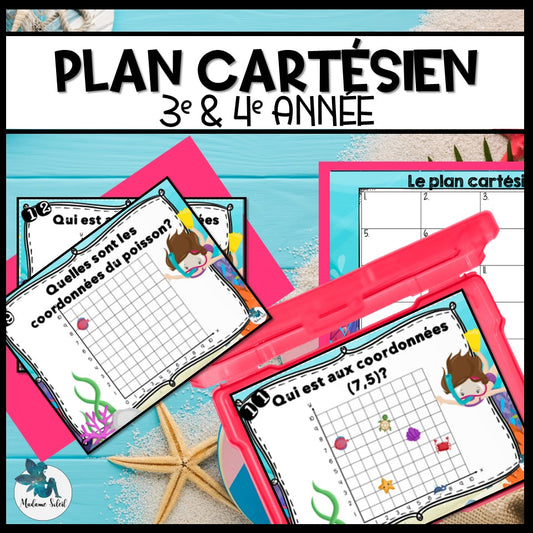 Le plan cartésien en 3e et 4e année