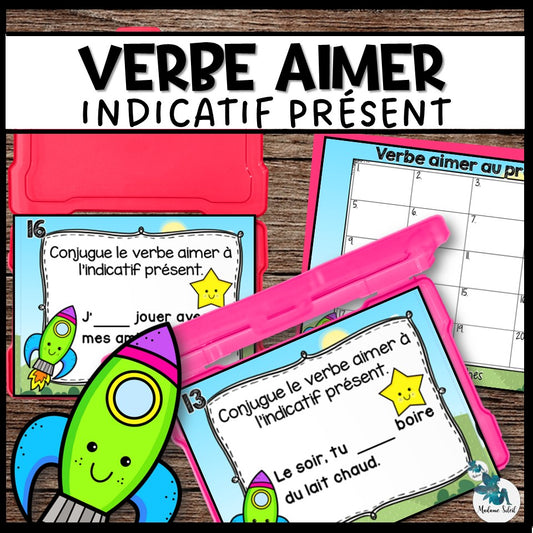 Verbe aimer Indicatif présent