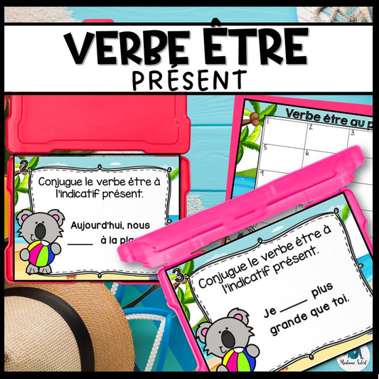 Verbe être Indicatif présent