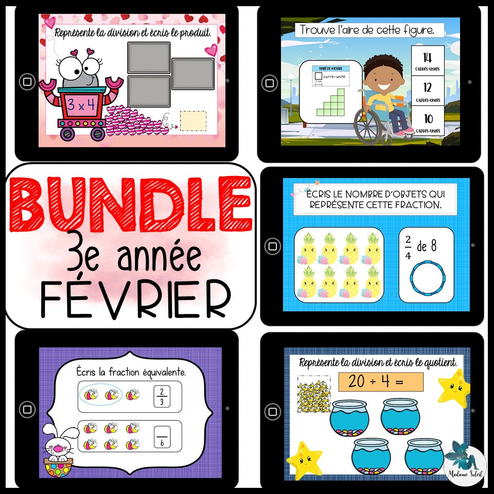 Bundle géant 3e année BOOM CARDS