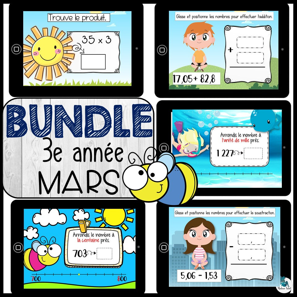 Bundle géant 3e année BOOM CARDS