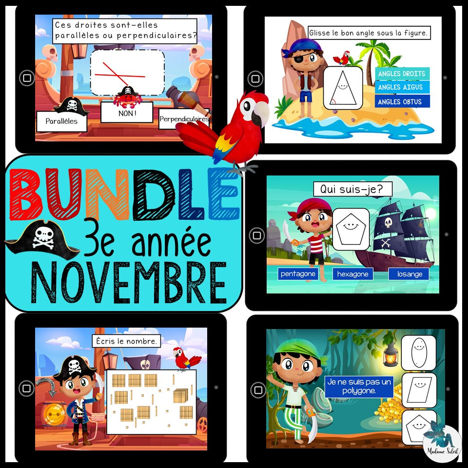 Bundle géant 3e année BOOM CARDS