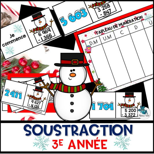 Soustraction de l'hiver en 3e année