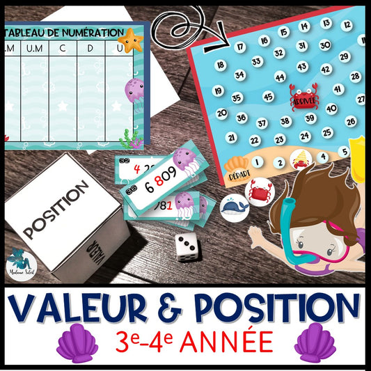Valeur et position au 2e cycle 0 - 9 999